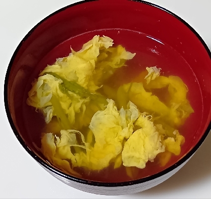 アスパラと卵のコンソメスープ