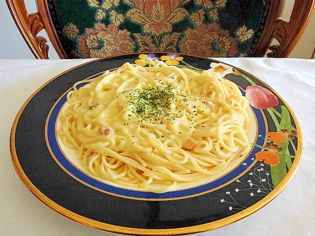 スパゲティーの早ゆで方法とカルボナーラ