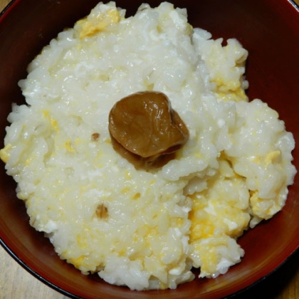 急な発熱に…　チンするご飯でおかゆさん