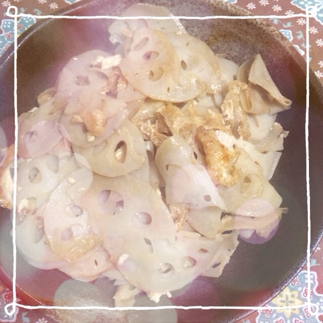 花粉症に効くの れんこんキンピラ レシピ 作り方 By ヨヨヨ 楽天レシピ