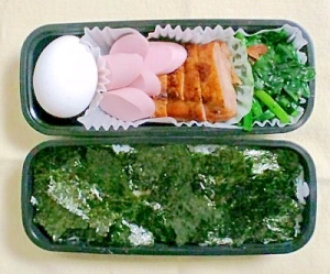 オヤジ弁当その７（簡単ノリ弁）