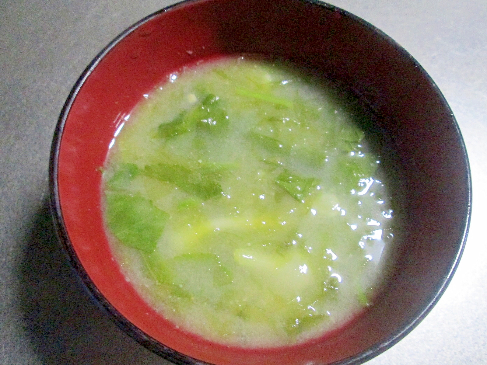風味豊かなアオサのお味噌汁