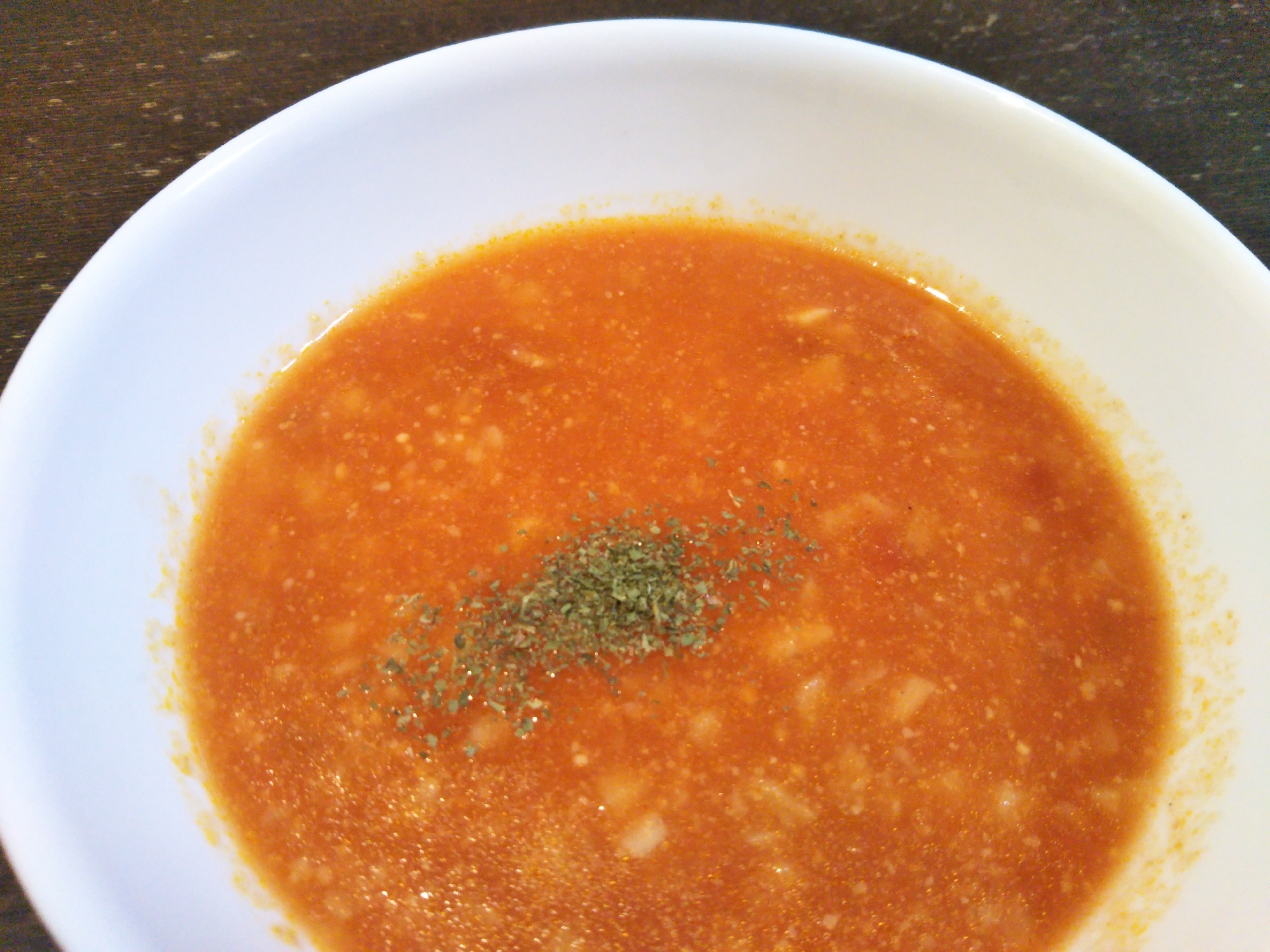 レンコンとトマトの食べるスープ