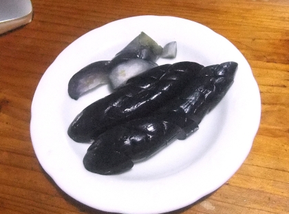 茄子の糠漬け