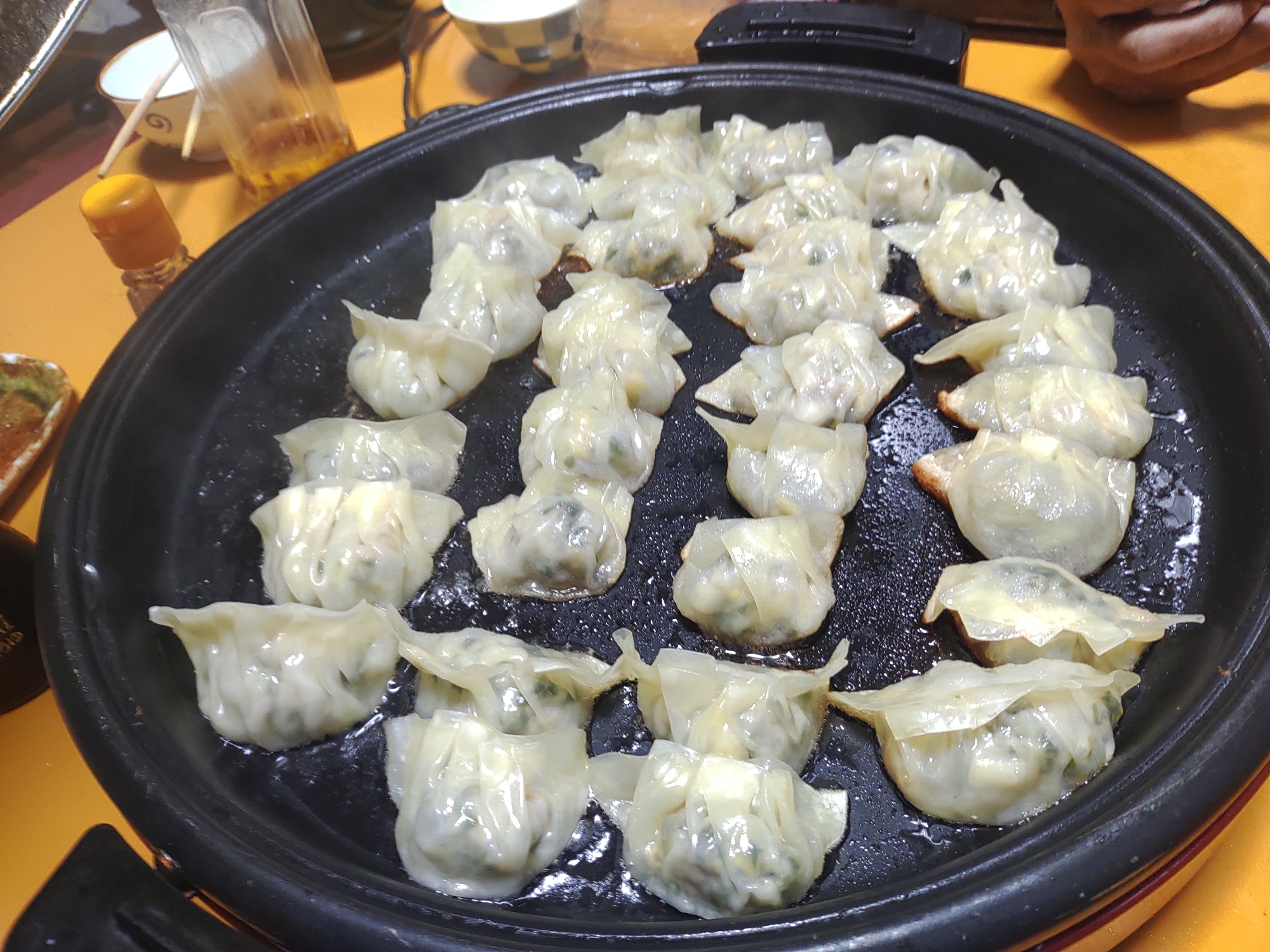 水菜の焼きぎょうざ