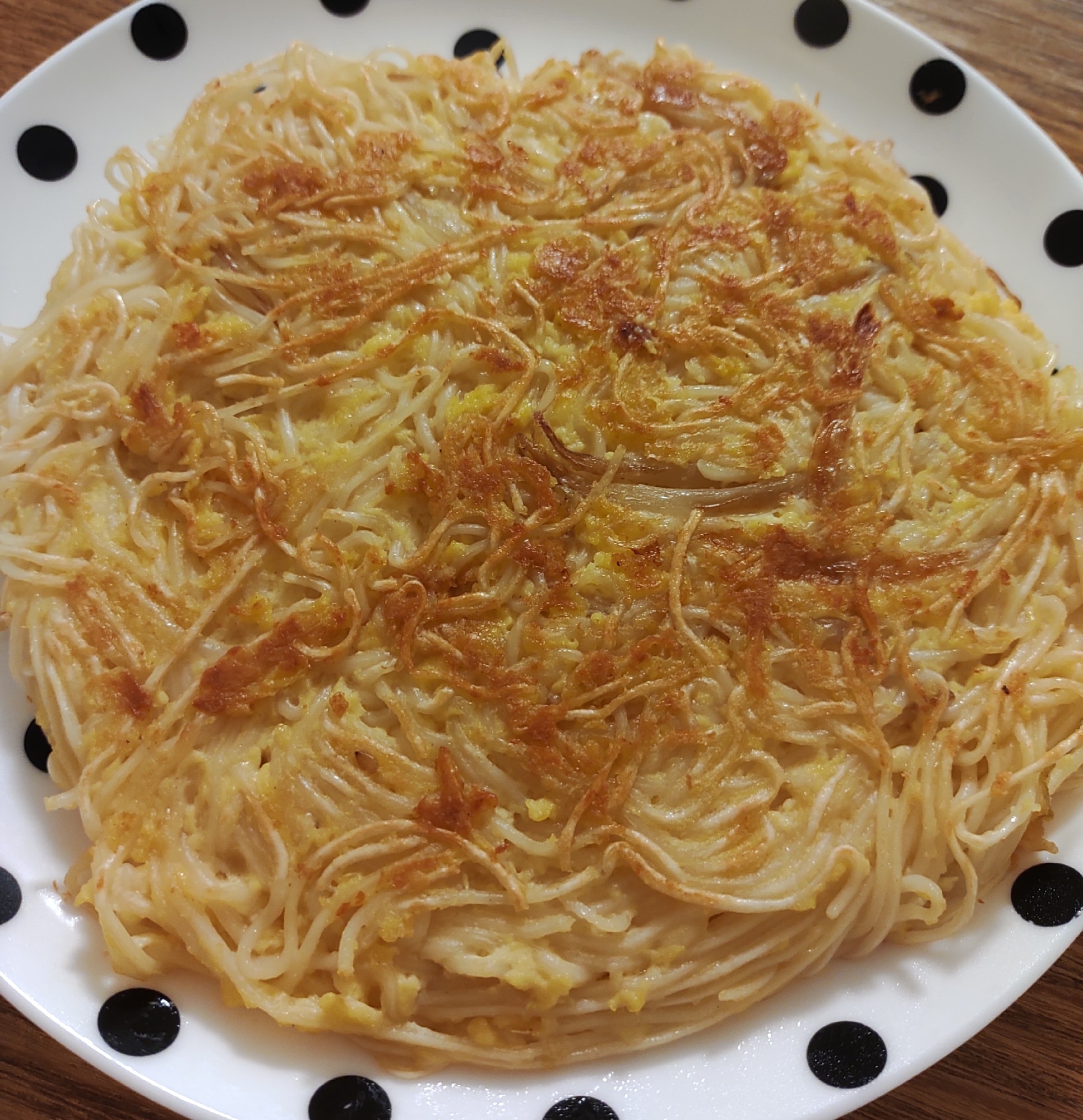 袋麺アレンジ バリカタ豚骨かた焼きそば レシピ 作り方 By おにくのなかま 楽天レシピ