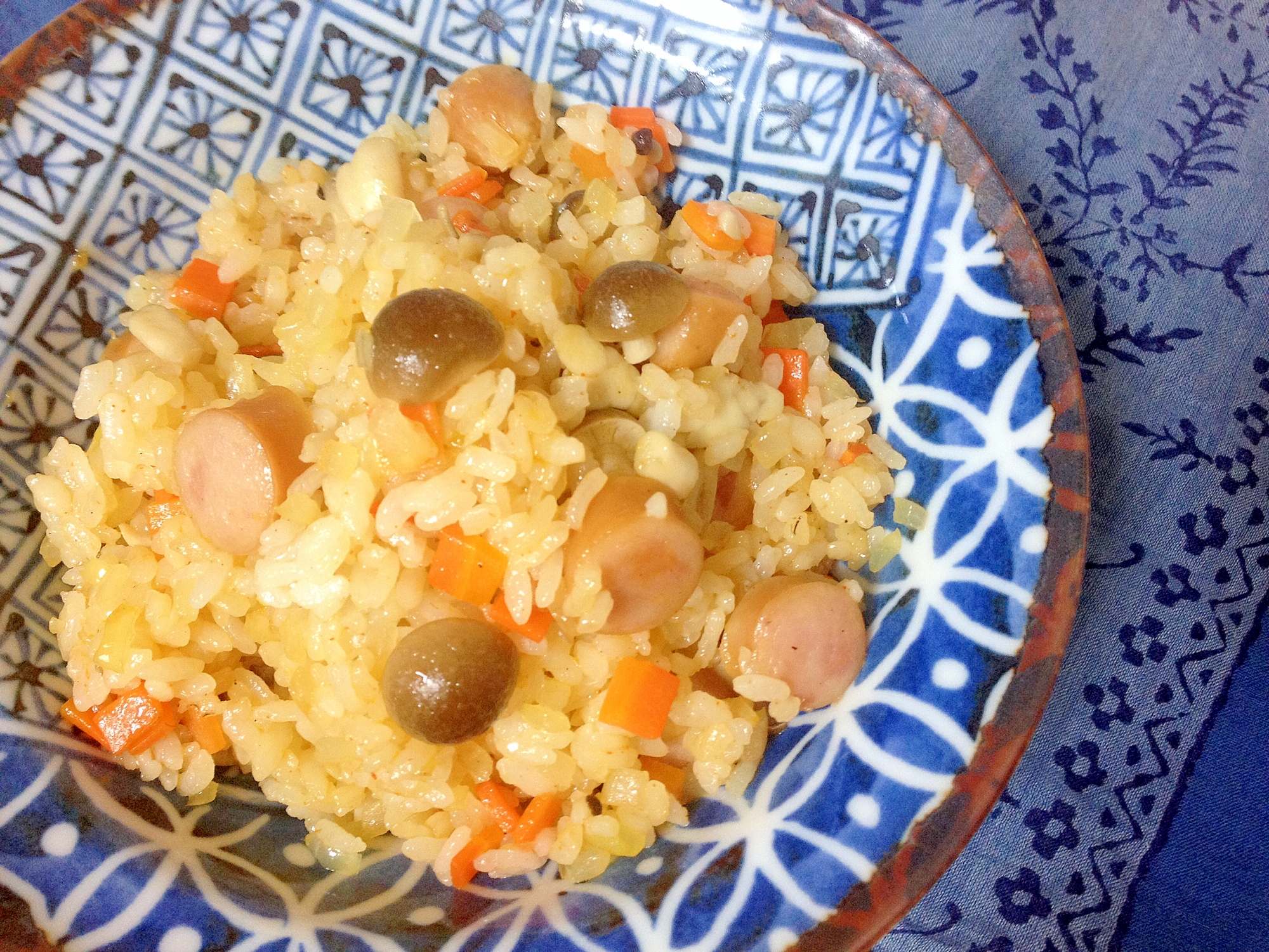 サンバルでピリ辛!チャーハン