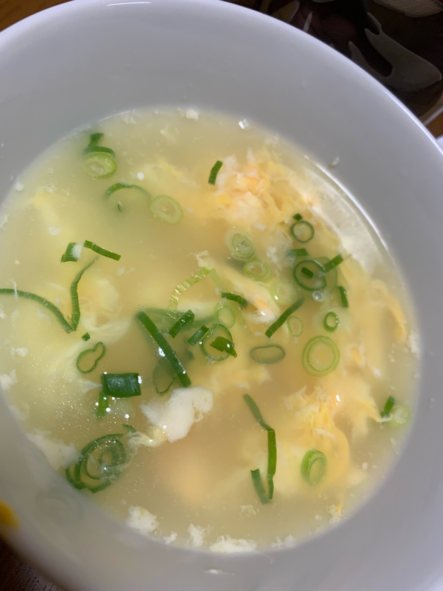 簡単‼ふわふわ〜な卵スープ♪