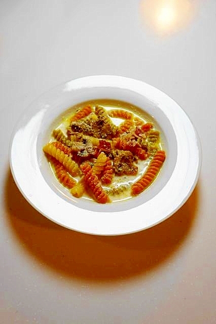 意外に簡単に本格的に！きのこミルクスープパスタ