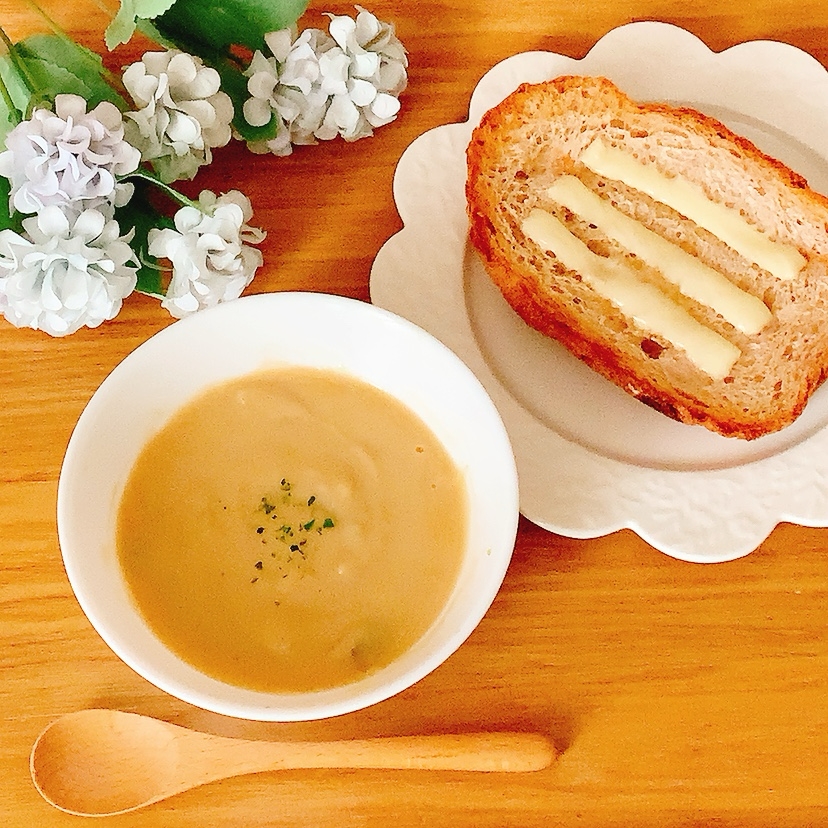 ポタージュ×トースト朝食˖✧˖°