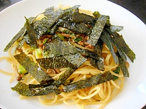 器に盛られたかんずりパスタ