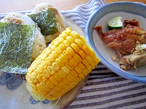 油揚げ海苔御飯にぎり