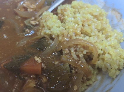 うちの炊飯器で簡単サフランライス★カレーにgood