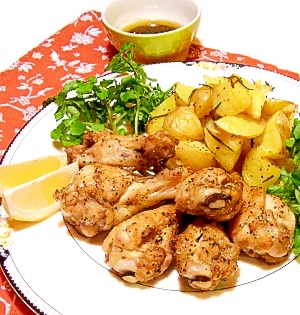 チキンのオーブン焼き ローズマリーポテト添え レシピ 作り方 By メリッコ 楽天レシピ チキンのオーブン焼き ローズマリーポテト添え レシピ 作り方 By メリッコ 楽天レシピ