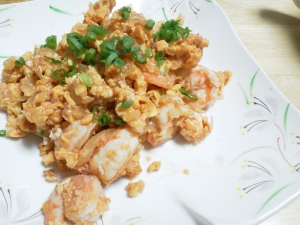 子供に好評!海老チリもどき!?