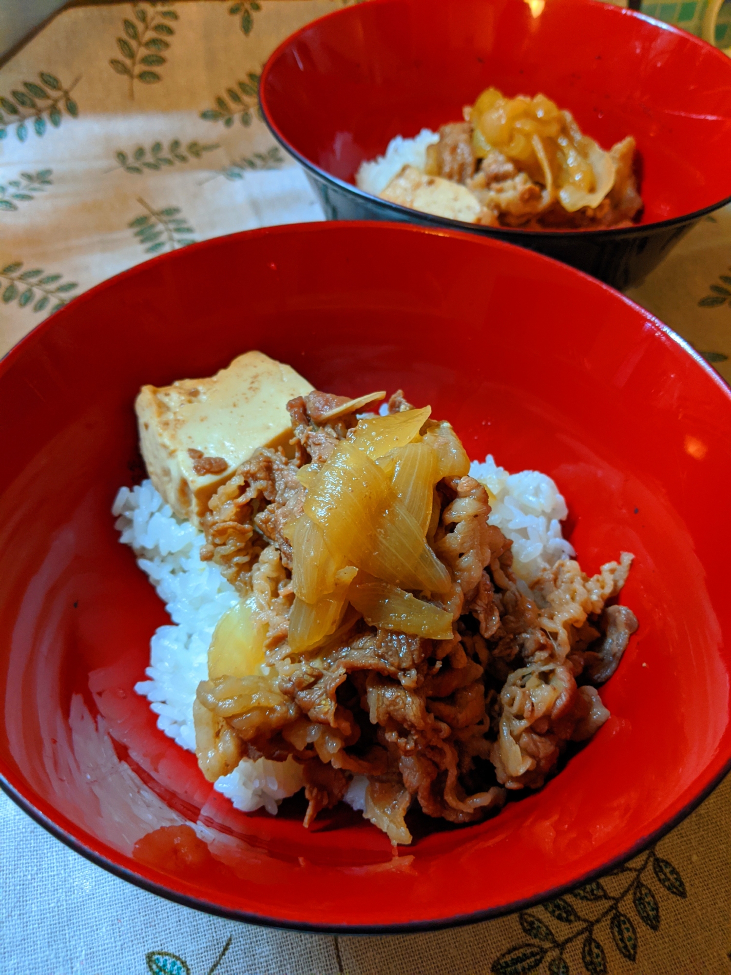 豆腐入り牛丼★