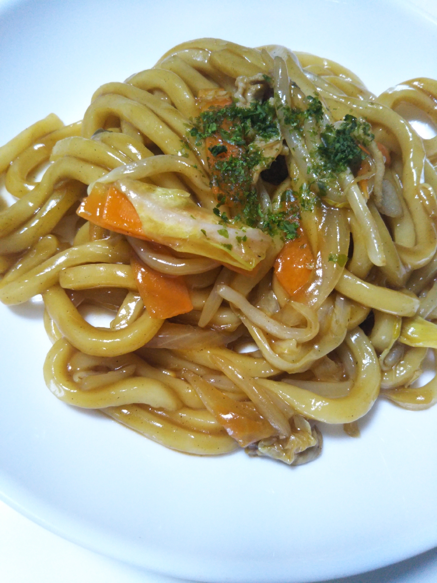 甘めで美味しい　焼きうどん