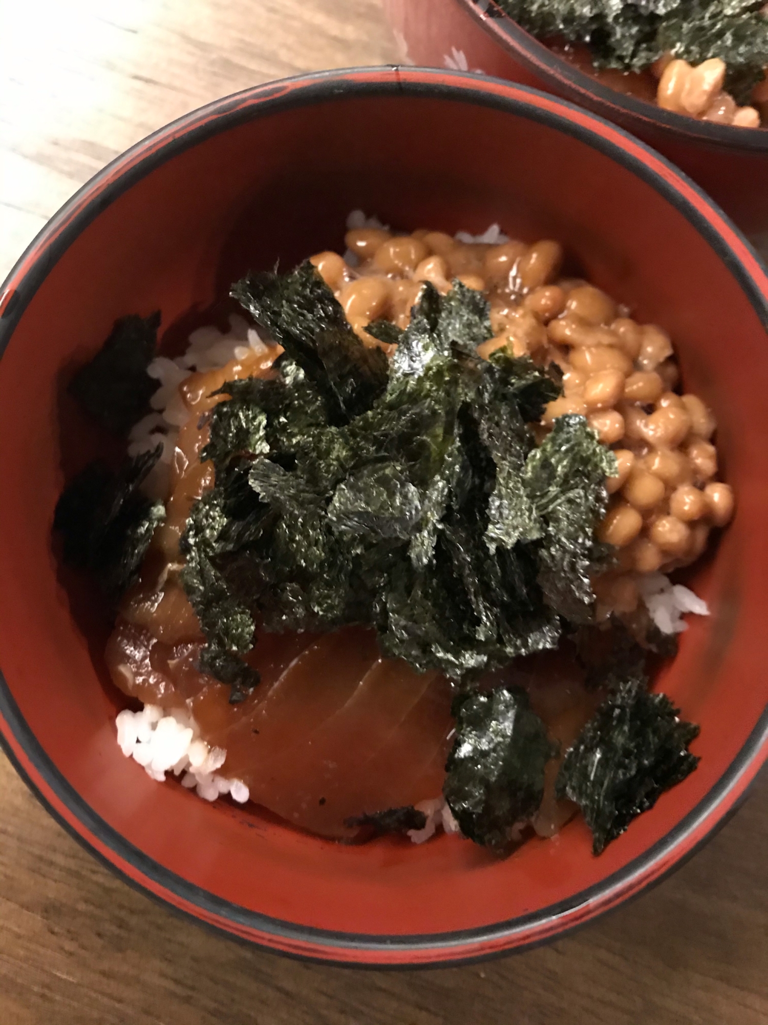 まぐろ納豆丼