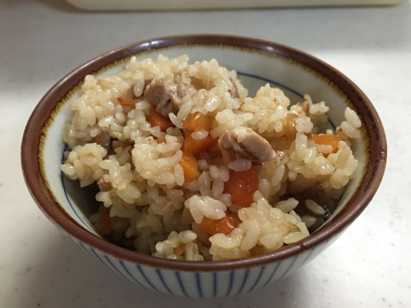 筑前煮リメイク☆炊き込みご飯風混ぜご飯