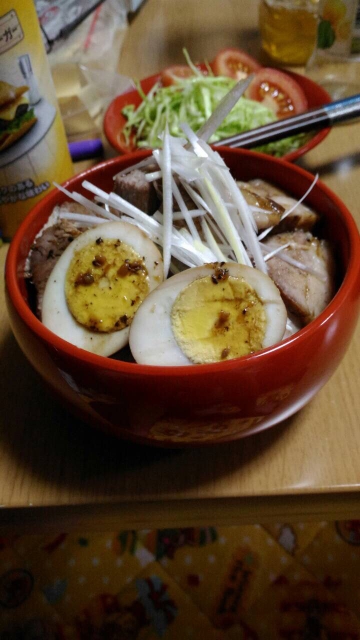 手作り焼き豚の焼き豚丼(*^^*)☆