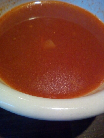 コーントマトスープ