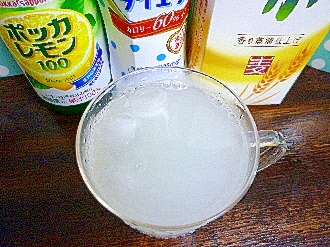 アイス♡レモンカルピス酒
