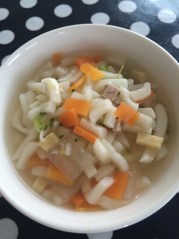 《離乳食 後期》マグロとタイのうどん