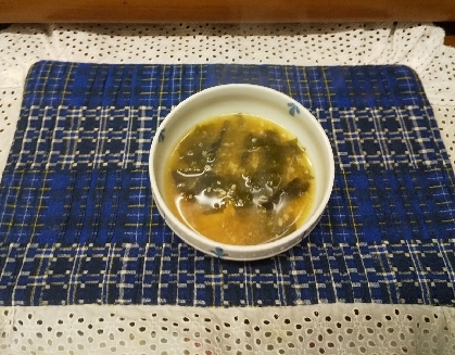 ♦豆腐と小松菜の味噌汁♦