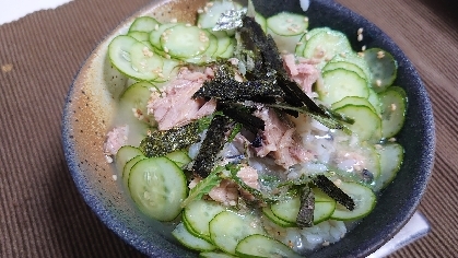 ササッと簡単！さば缶の冷や汁