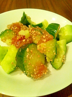 あっという間和えるだけ!簡単スピード梅きゅうり