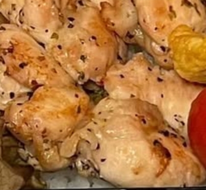 ♢ささみのニンニク醤油焼き♢