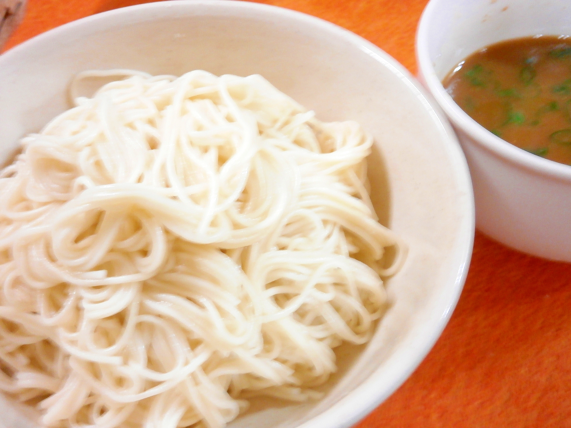 味噌味のタレで☆そうめん