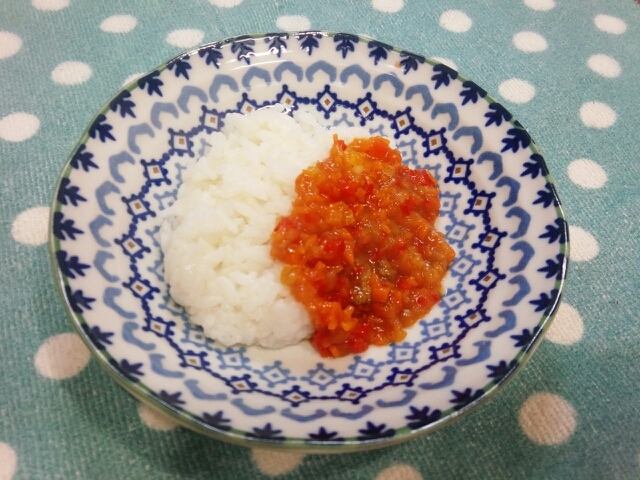 幼児食＊パプリカと南瓜のカレー