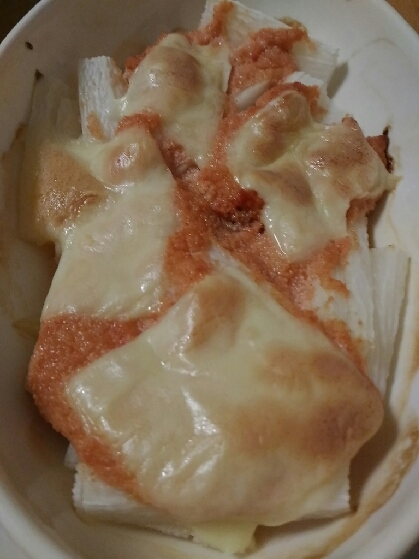 長芋と明太子のチーズ焼き