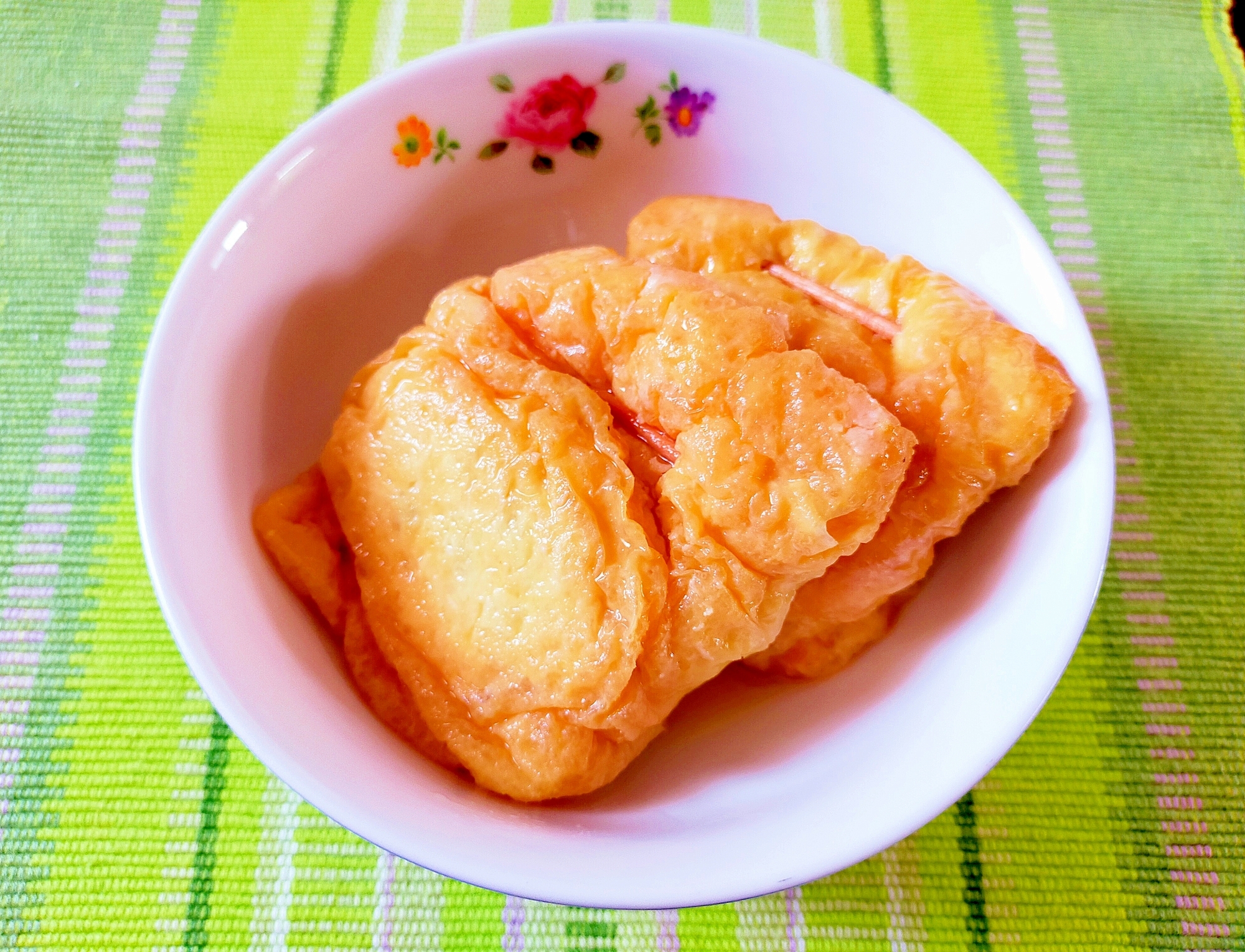 長ネギ入り☆鶏ひき肉の巾着煮