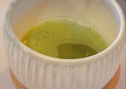ミルクなしのシンプル抹茶ラテ