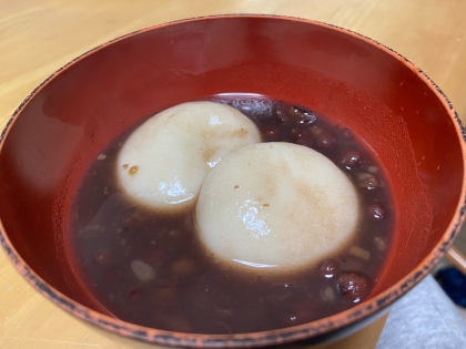 お正月にぴったりの料理です！
いくらでも食べれるお汁粉！