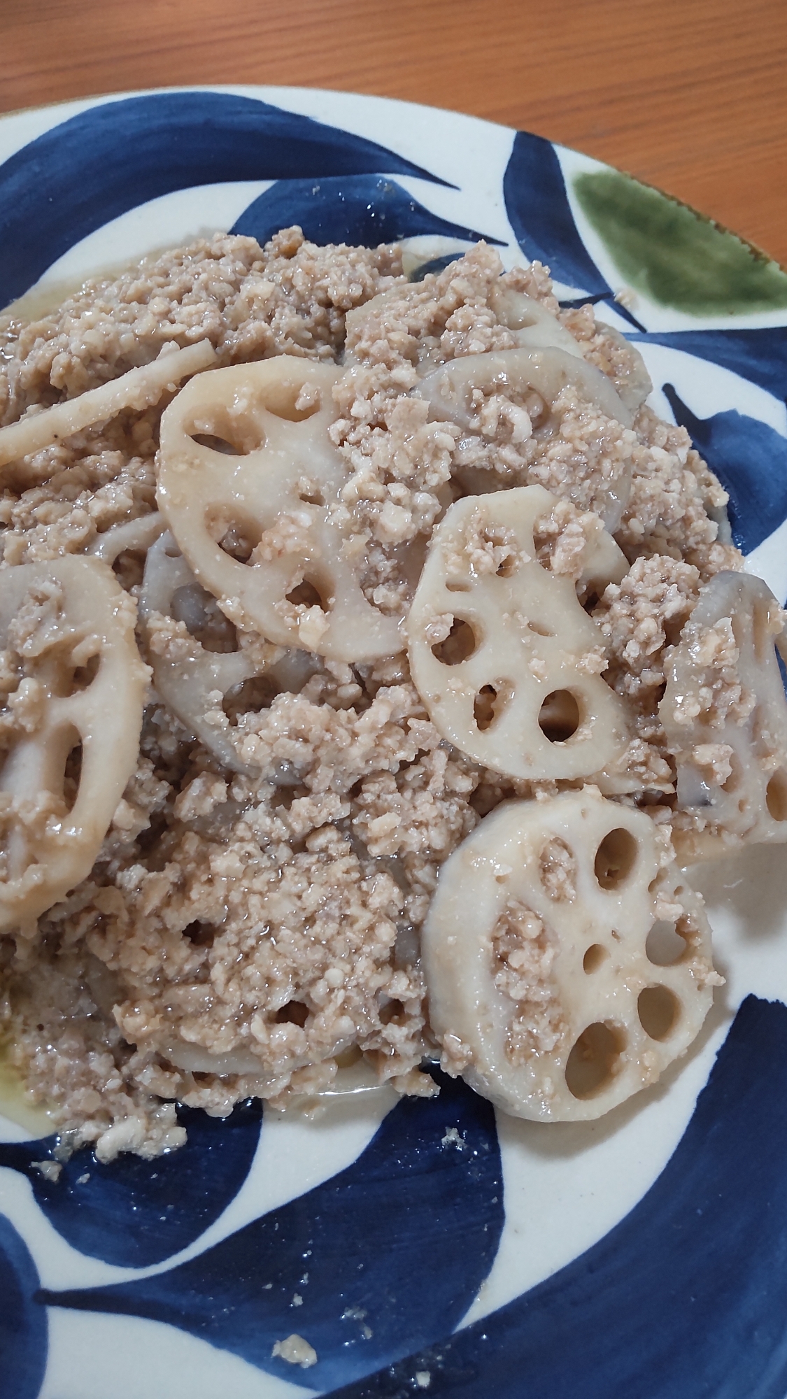 蓮根と鶏挽き肉の炒め煮☆