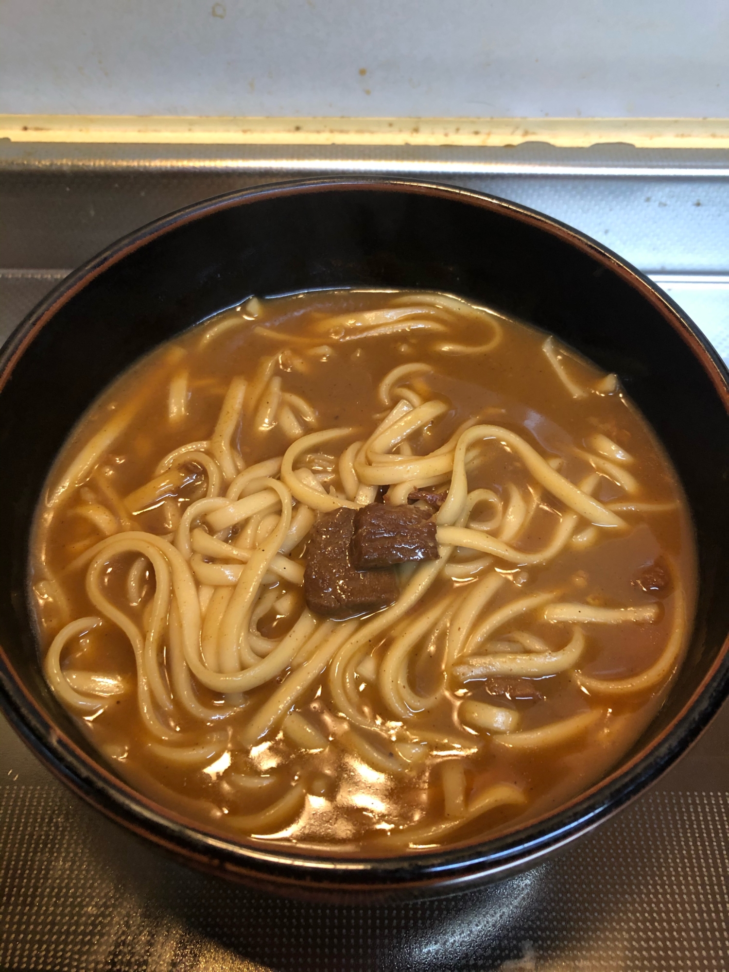 簡単♪あっと言う間にカレーうどん^_^