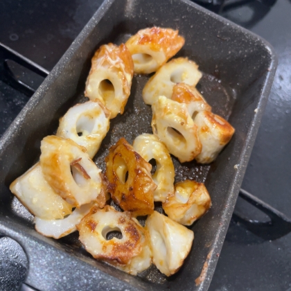 まるでお肉！ご飯がすすむマヨしょうゆちくわ炒め