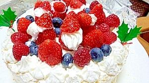 子供と楽しく たっぷりベリーのクリスマスケーキ レシピ 作り方 By Enceladus 楽天レシピ 子供と楽しく たっぷりベリーのクリスマスケーキ レシピ 作り方 By Enceladus 楽天レシピ