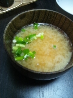 NO.25☆豆腐・万能葱の味噌汁♪