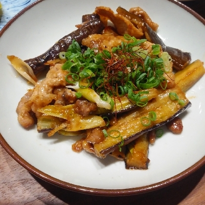 ご飯が進む！豚ロースとナスのピリ辛オイスター炒め