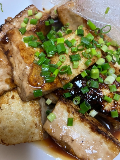簡単節約♪うちのガリバタ豆腐ステーキ