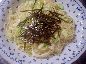 バターしょうゆの和風焼きそば