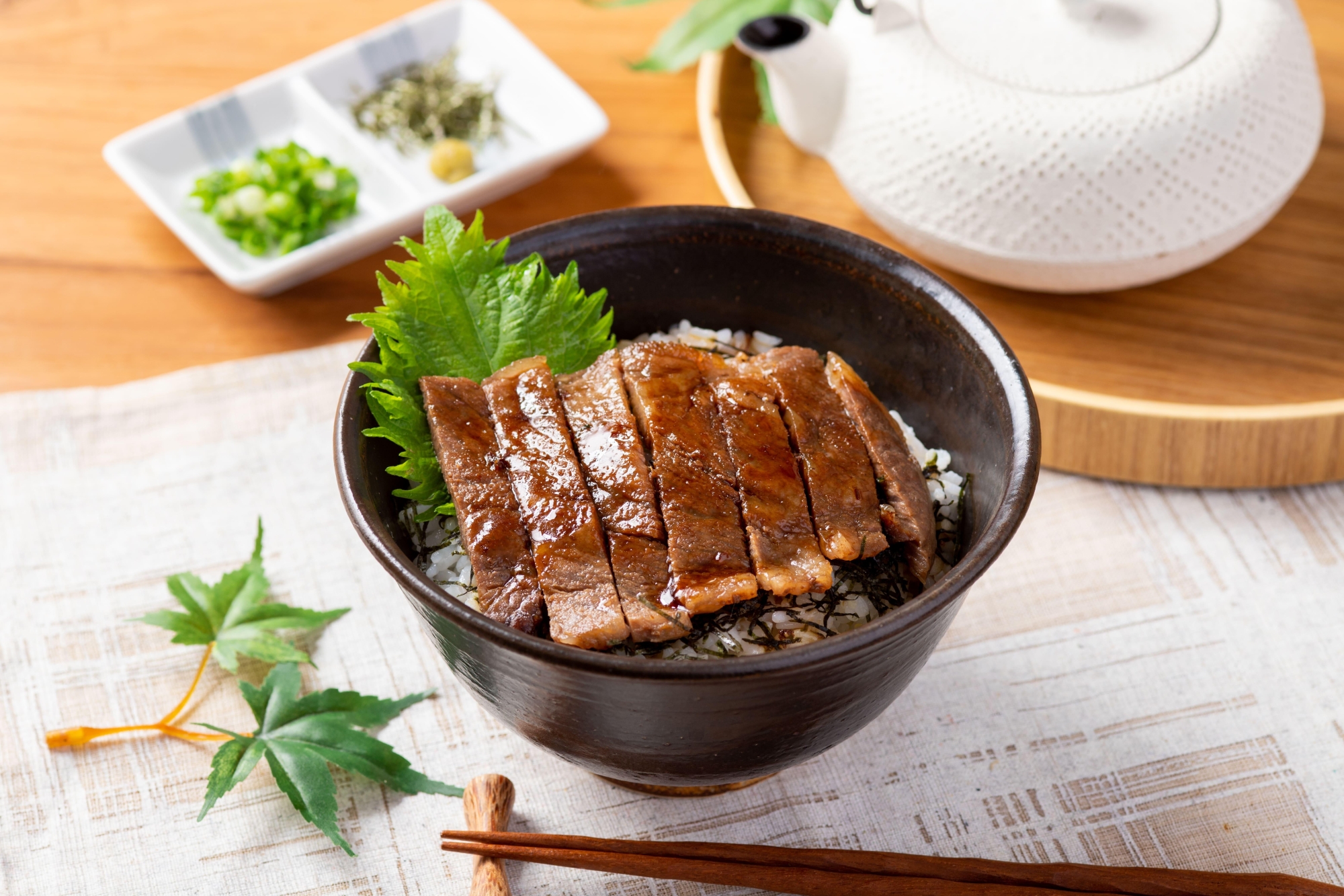 一度で二度味わえる♪宮崎牛のひつまぶし風