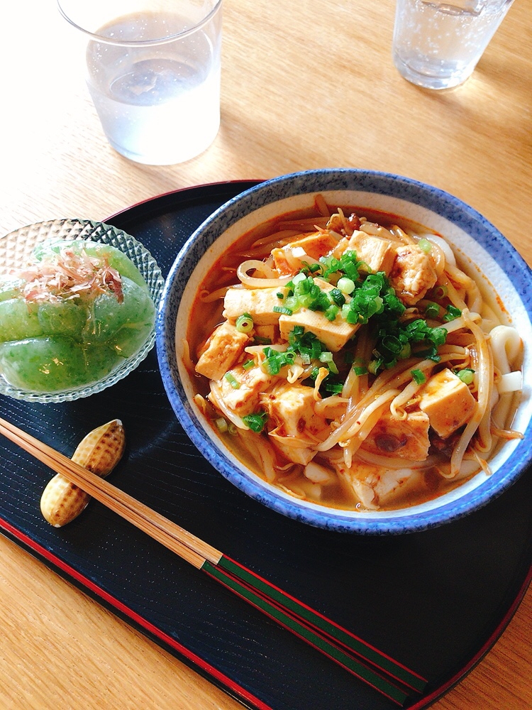 ピリ辛！麻婆うどん