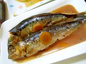 圧力鍋で骨までとろっとイワシの生姜煮
