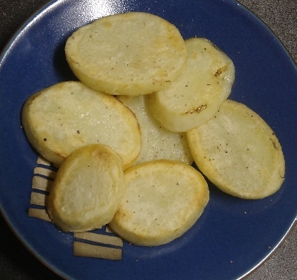 カリッホクッ☆厚切りジャガイモのフライドポテト風