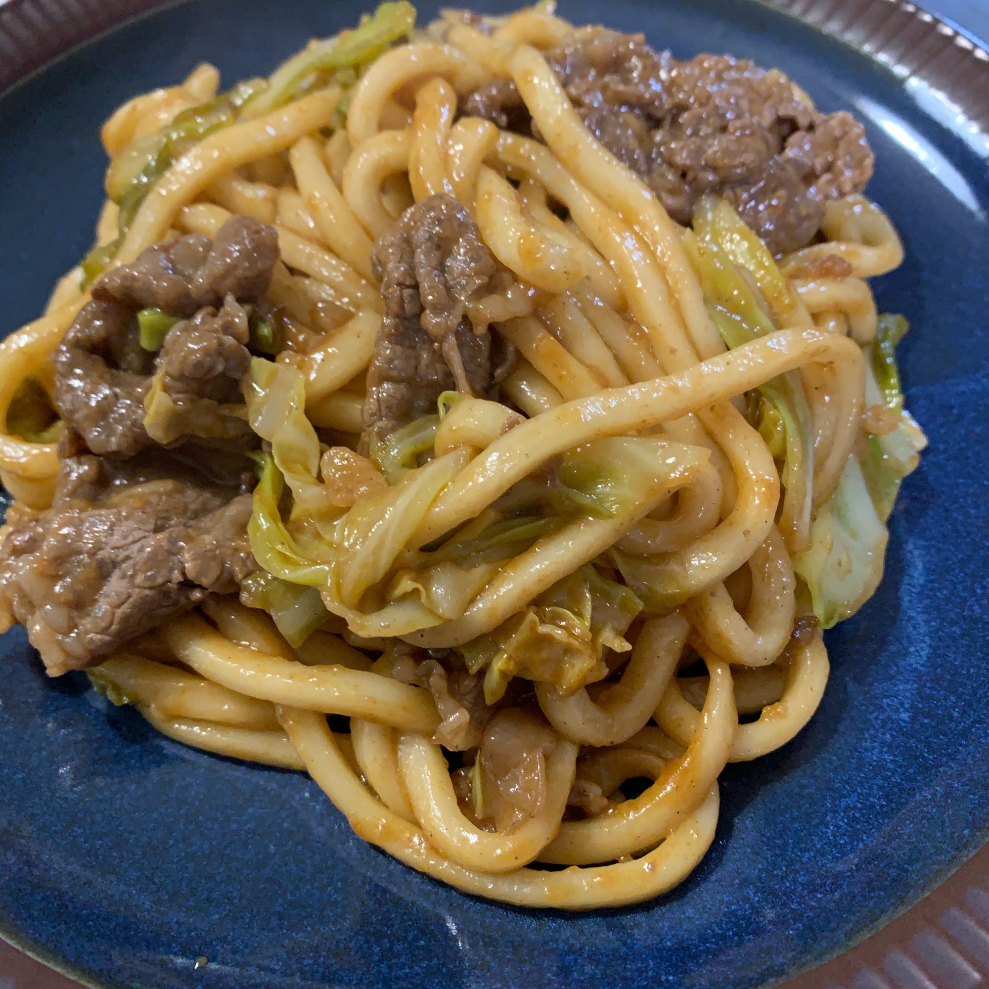 牛肉ソース焼うどん